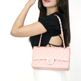 Medium Double Flap Medium Caviar GHW S27